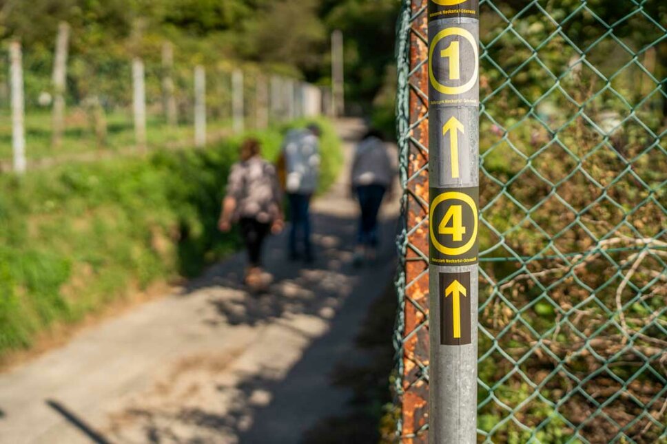 Wanderweg Markierungen