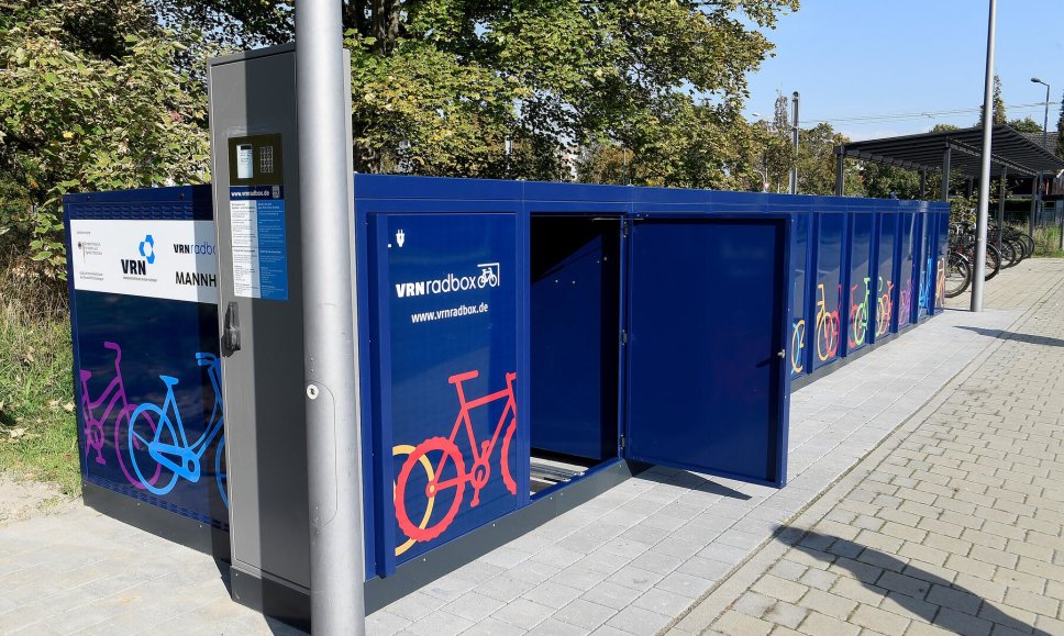 Foto Vrnradbox Digitale Fahrradbox Feudenheim Eröffnung-iii